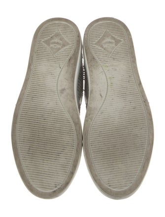 MCM Leather Printed Sneakers