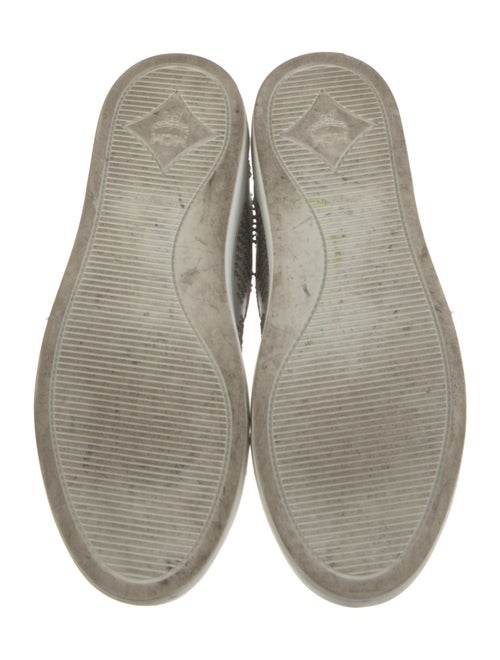 MCM Leather Printed Sneakers