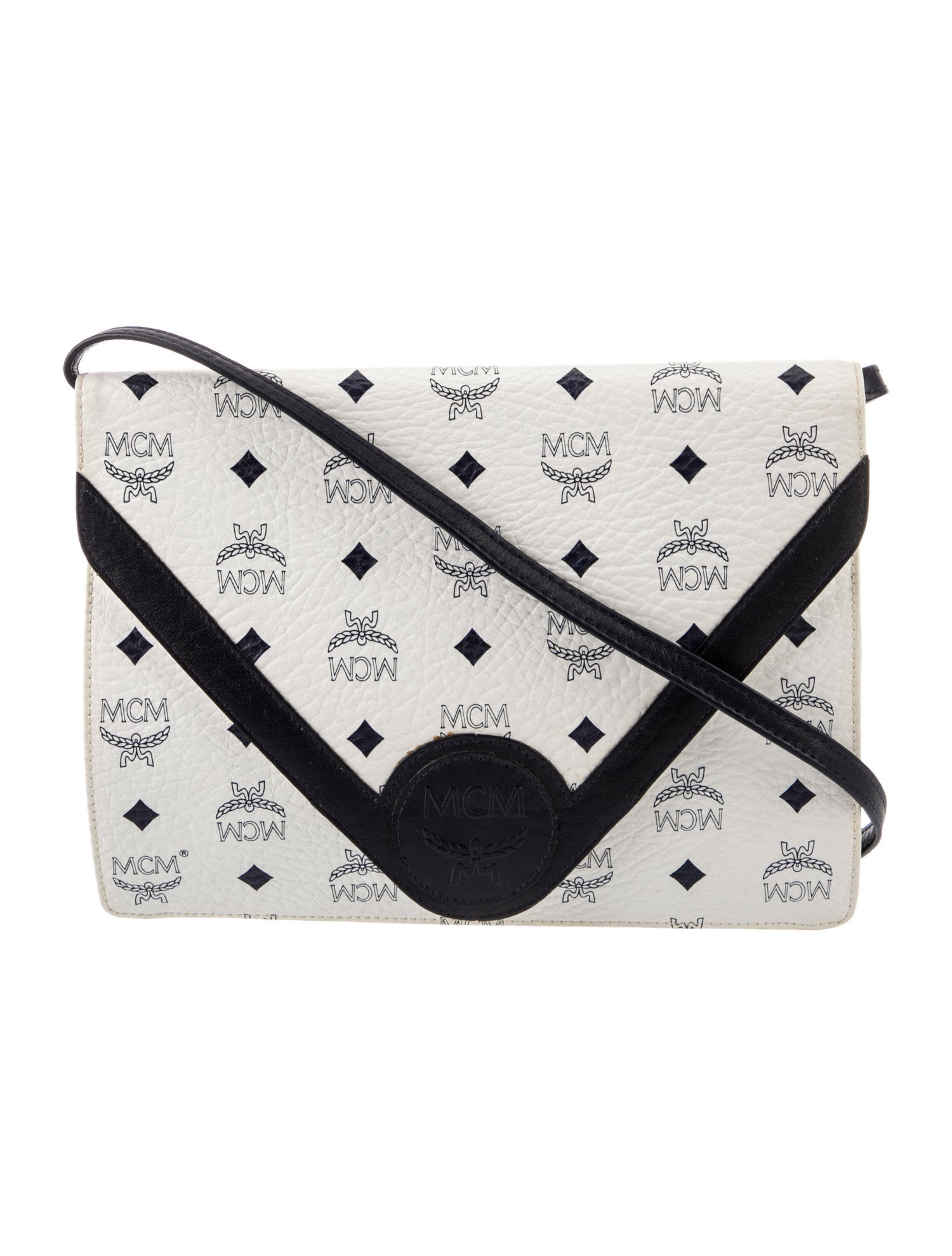 MCM Monogram Messenger Bag