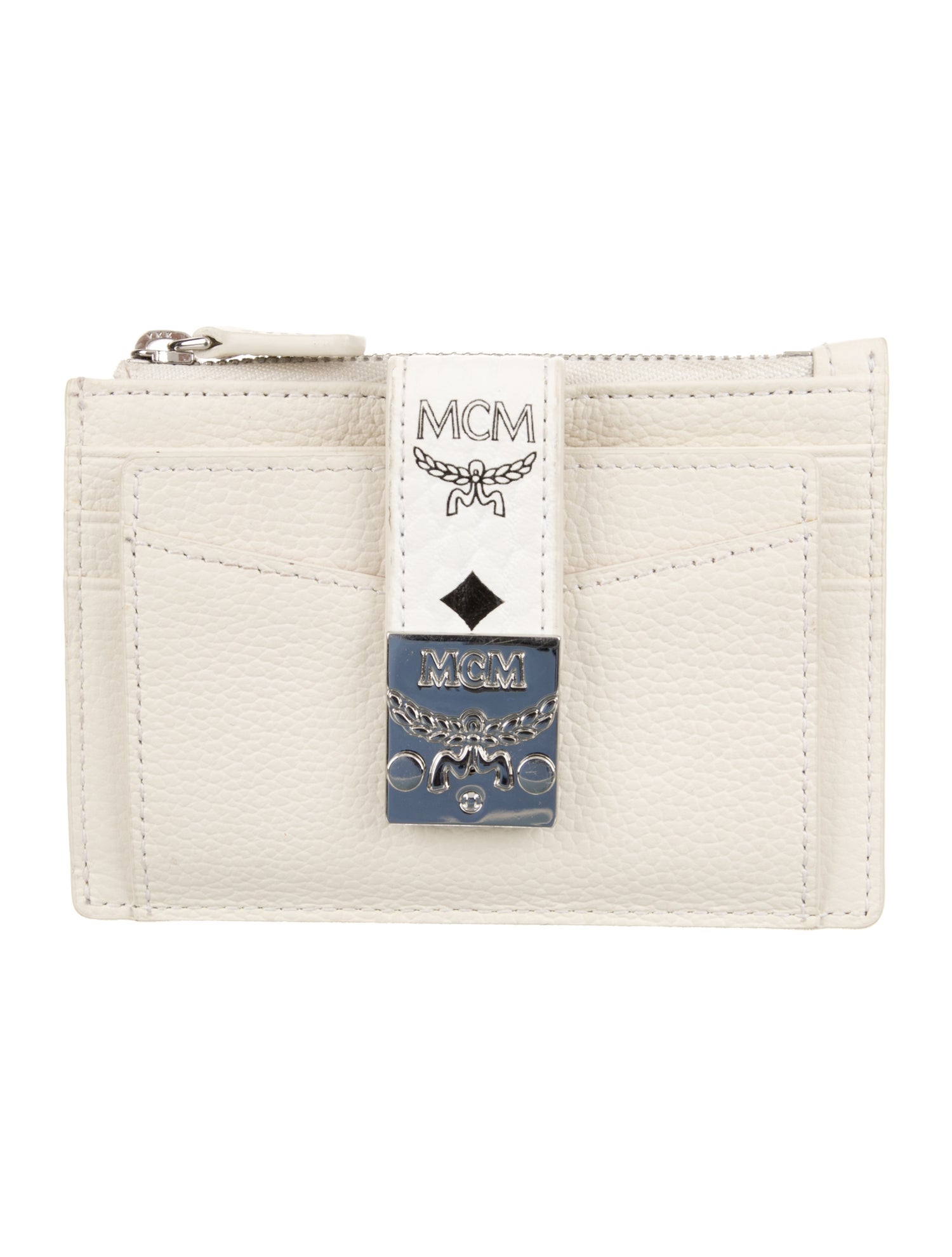 MCM Leather Printed French Purse