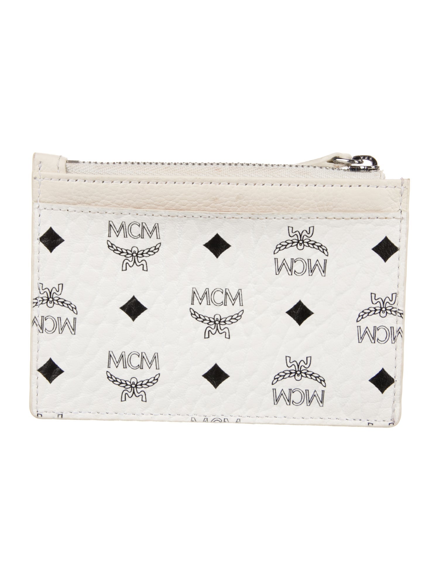 MCM Leather Printed French Purse