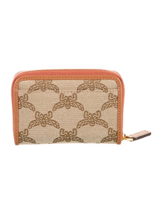 MCM Canvas Printed Wallet