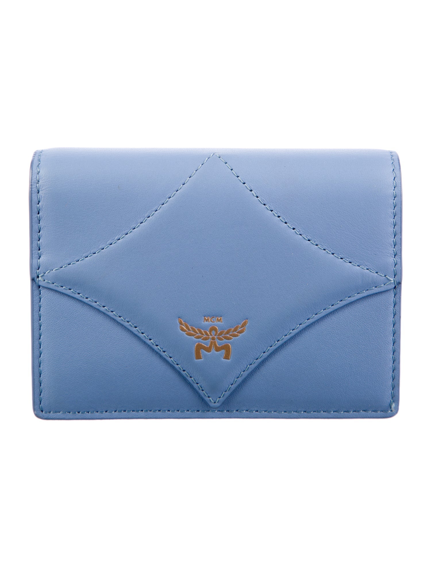 MCM Leather Compact Wallet