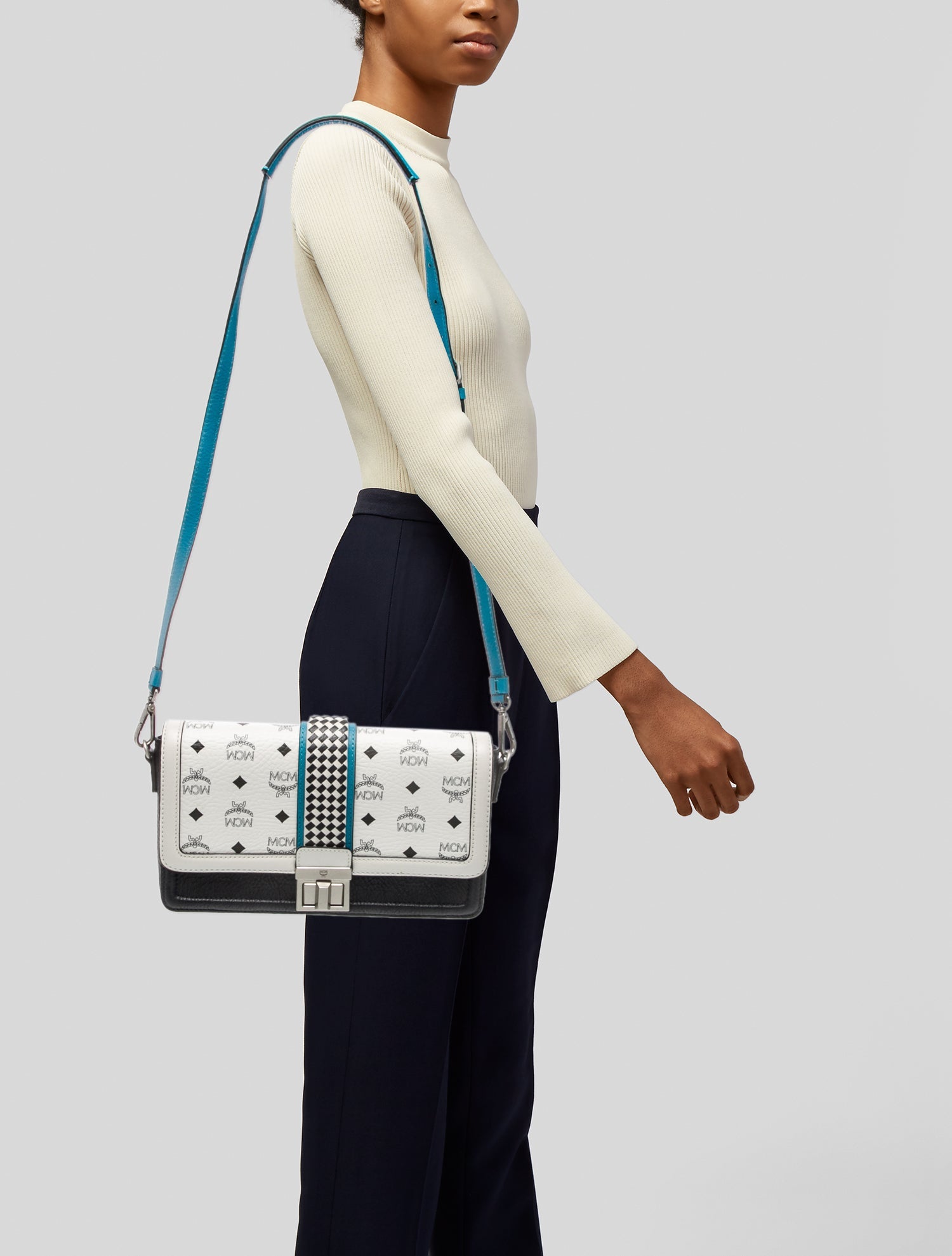 MCM Leather Shoulder Bag