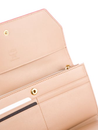 MCM Saffiano Leather Continental Wallet