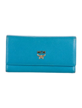 MCM Saffiano Leather Trifold Wallet