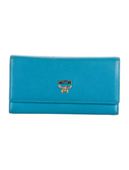 MCM Saffiano Leather Trifold Wallet