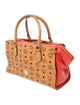 MCM Leather Top Handle Bag