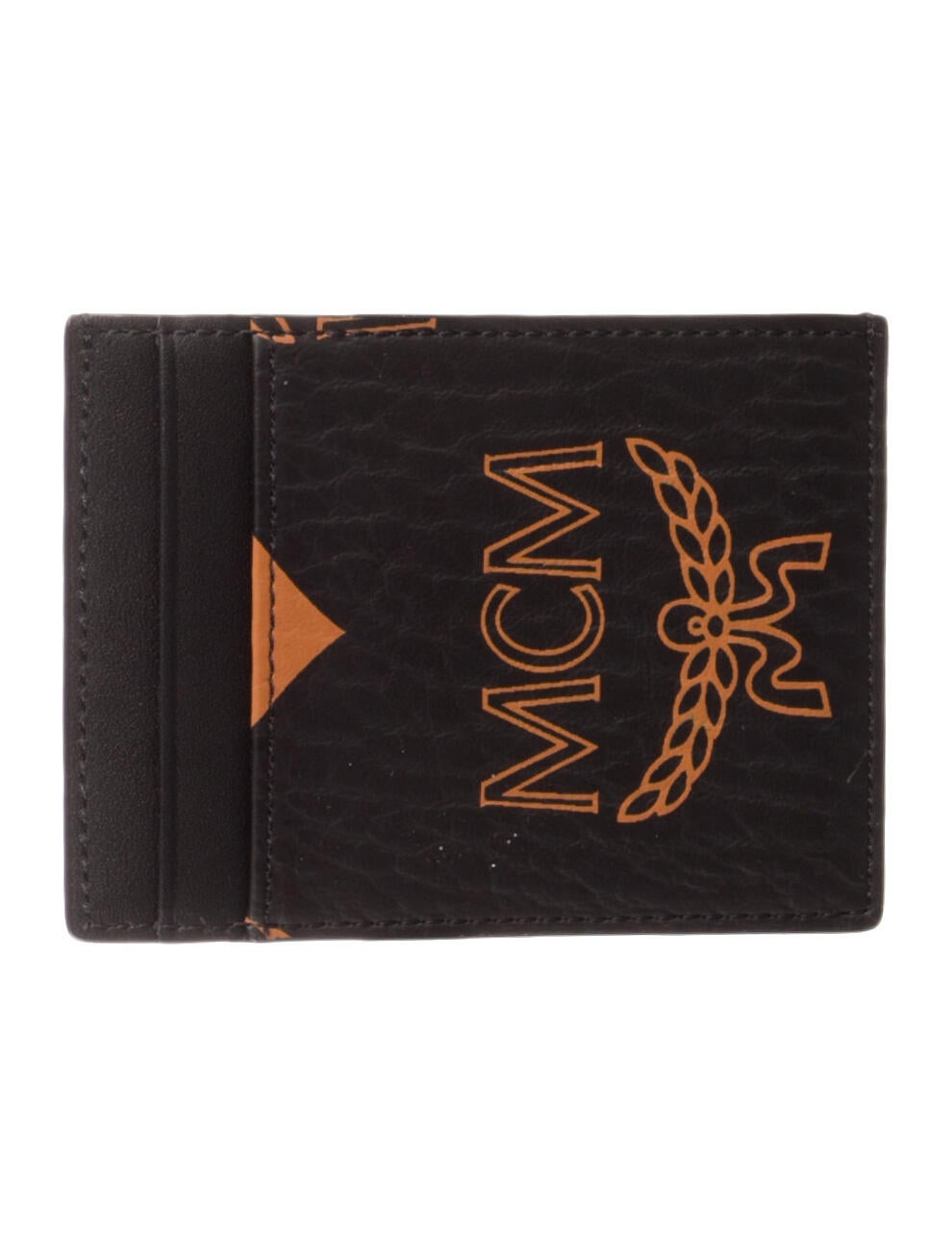 MCM Leather Printed Card Holder