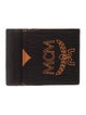 MCM Leather Printed Card Holder