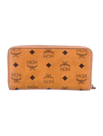 MCM Visetos Monogram Pattern Wallet