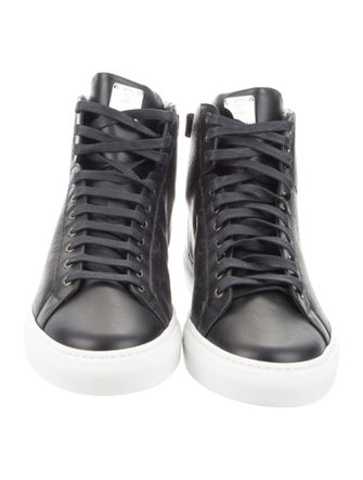 MCM Leather Printed Sneakers