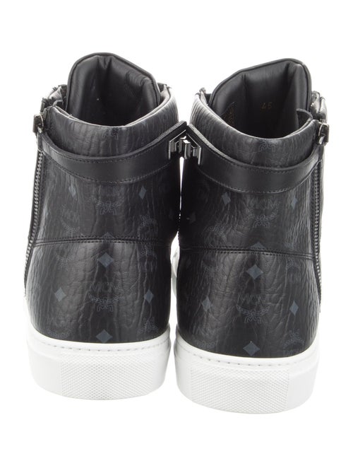 MCM Leather Printed Sneakers