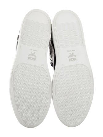 MCM Leather Printed Sneakers