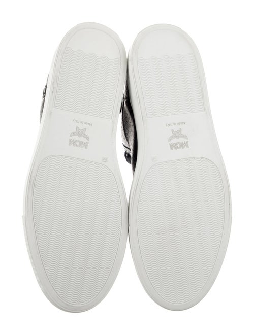 MCM Leather Printed Sneakers