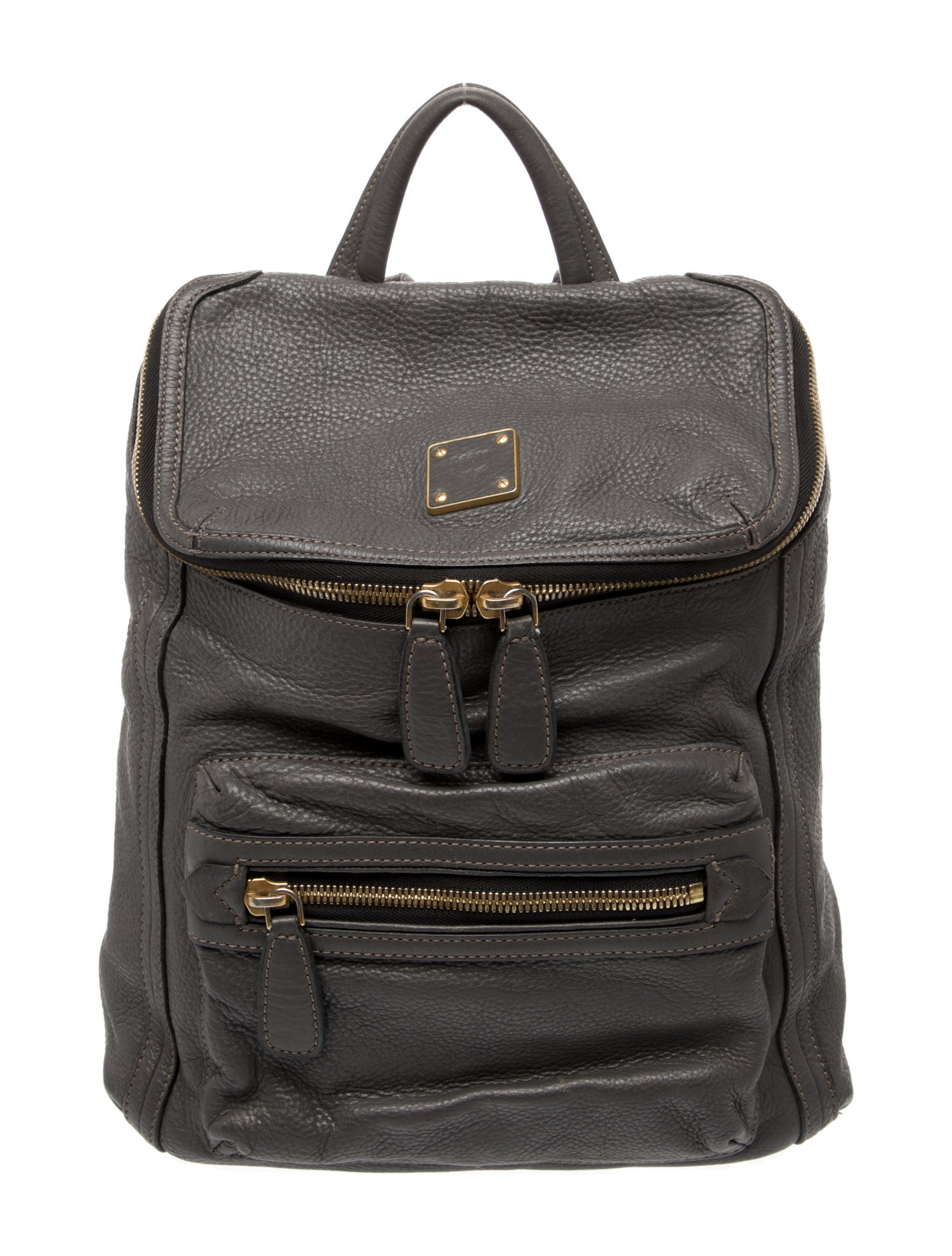 MCM Leather Backpack