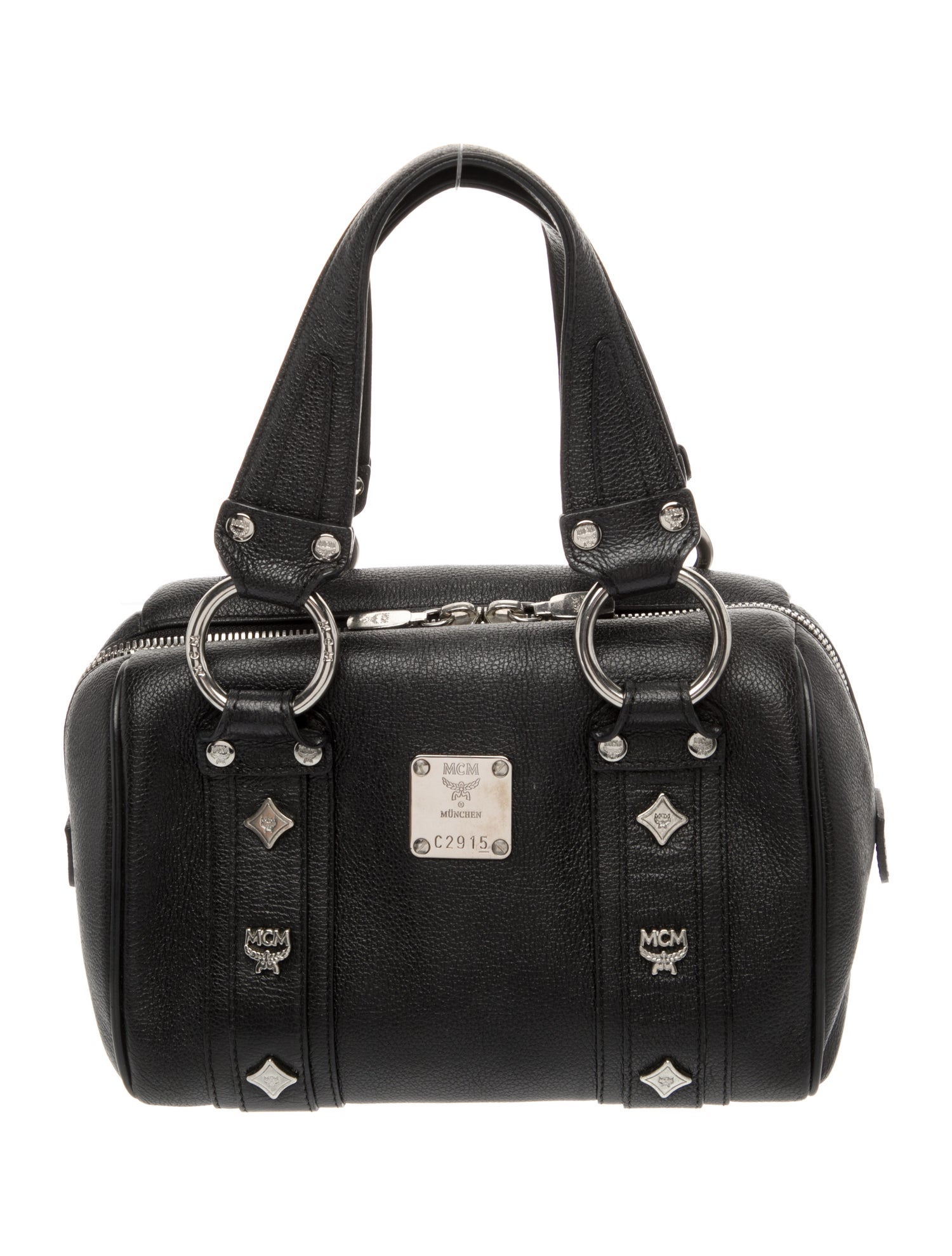 MCM Monogram Top Handle Bag