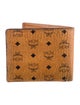 MCM Visetos Cardholder Monogram Pattern Bifold Wallet