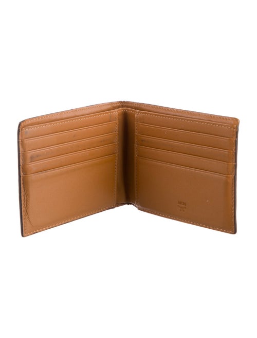 MCM Visetos Cardholder Monogram Pattern Bifold Wallet