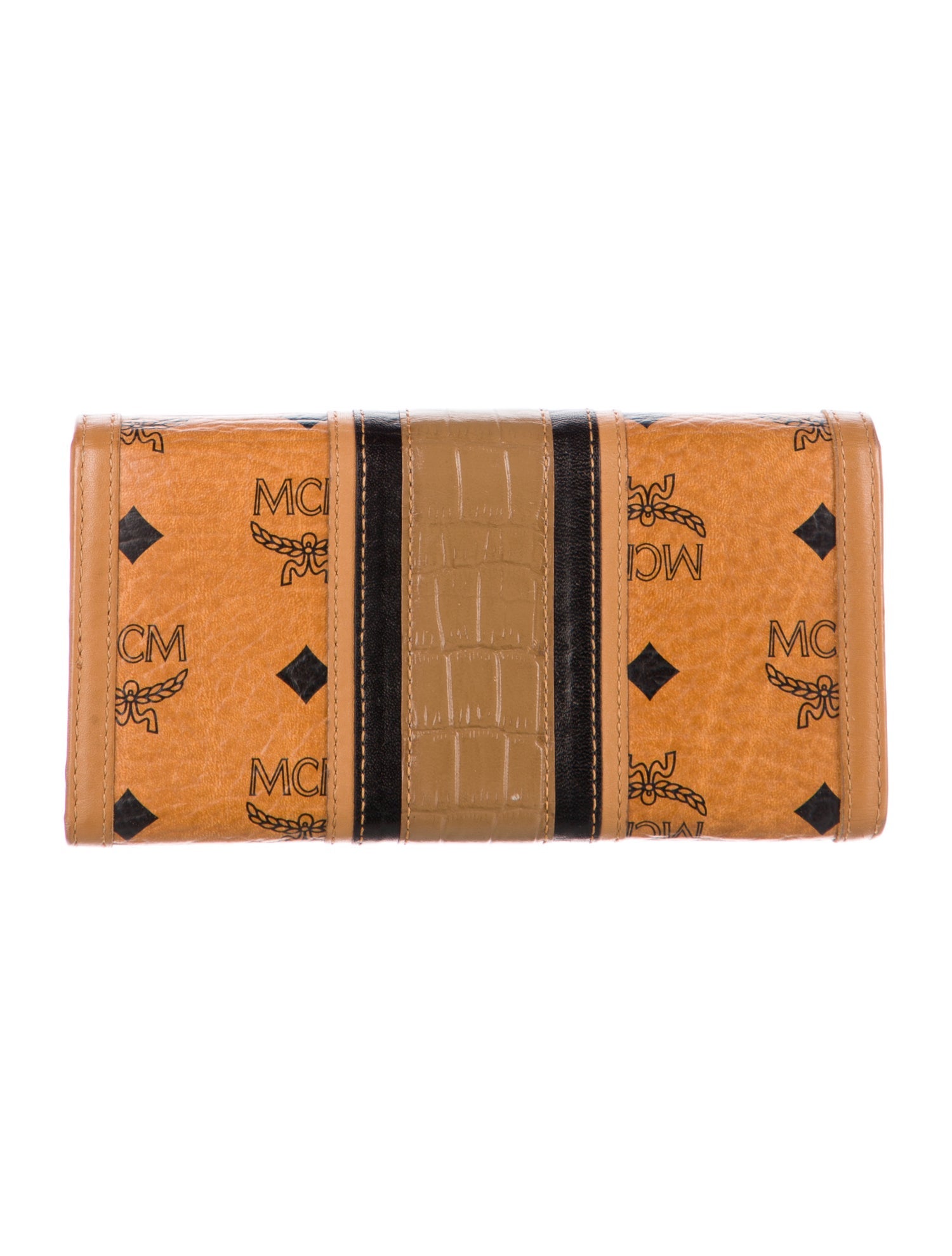 MCM Leather Printed Wallet
