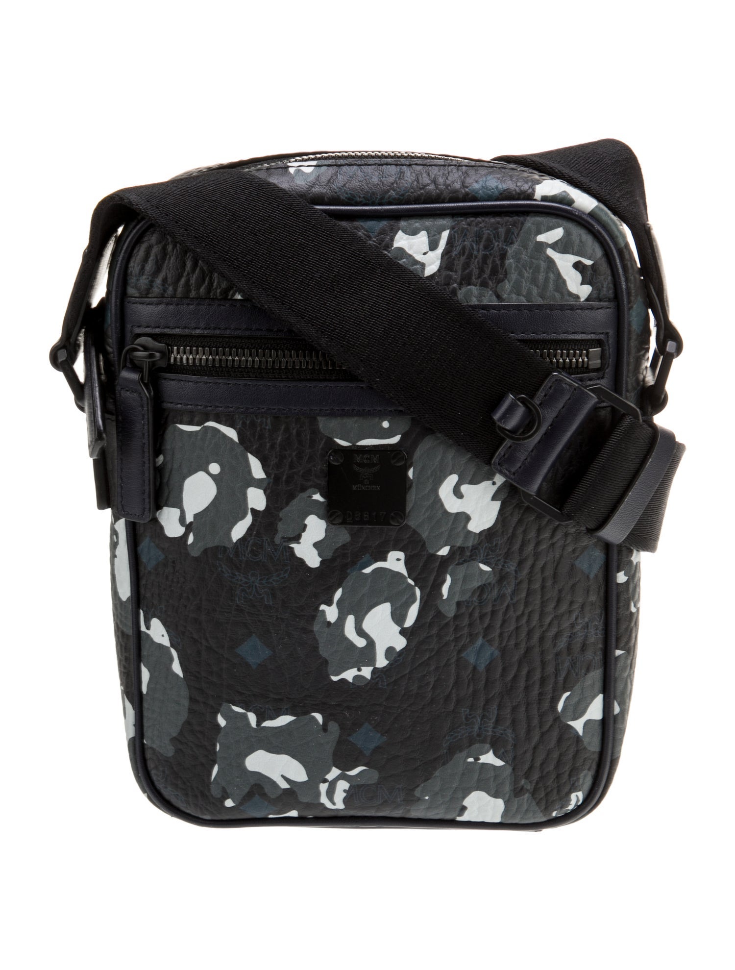 MCM Leather Messenger Bag