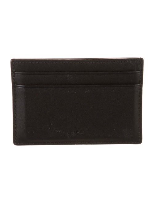 MCM Leather Printed Card Holder