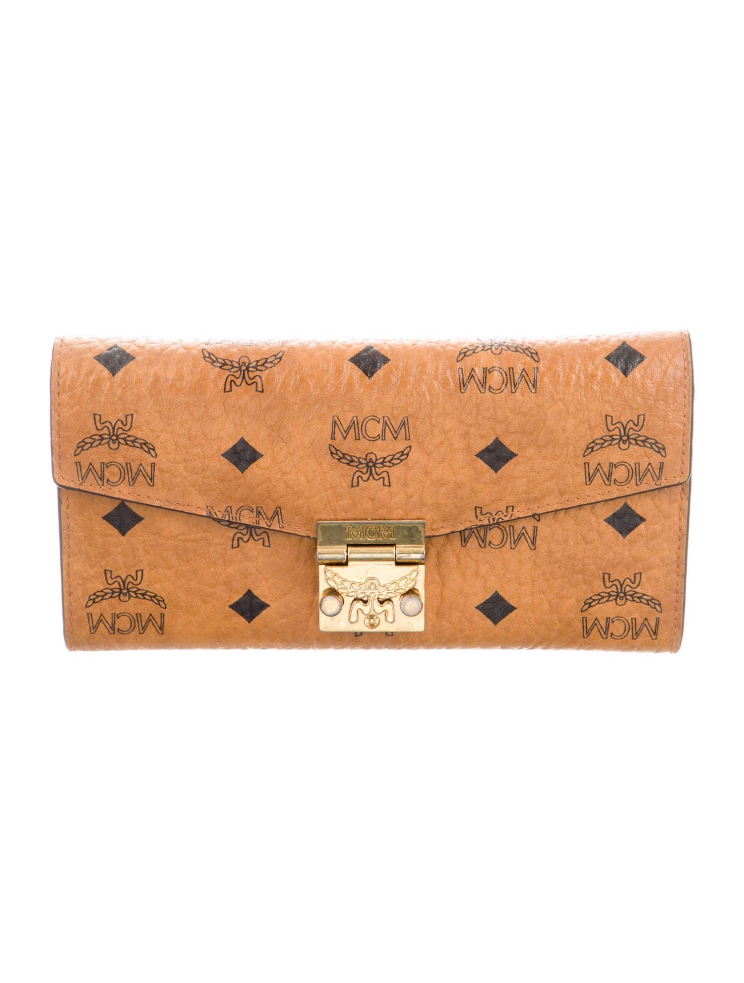 MCM Visetos Leather Wallet