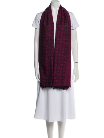 MCM Wool Printed Scarf