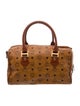 MCM Monogram Top Handle Bag