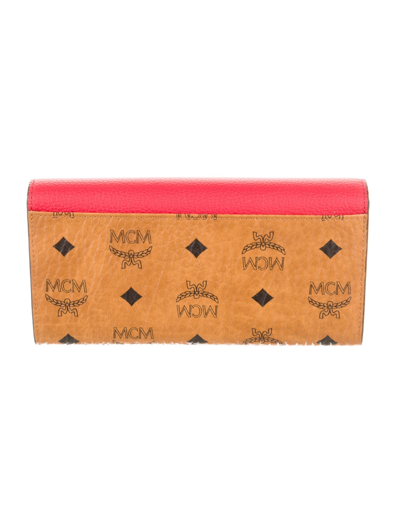 MCM Visetos Printed Continental Wallet