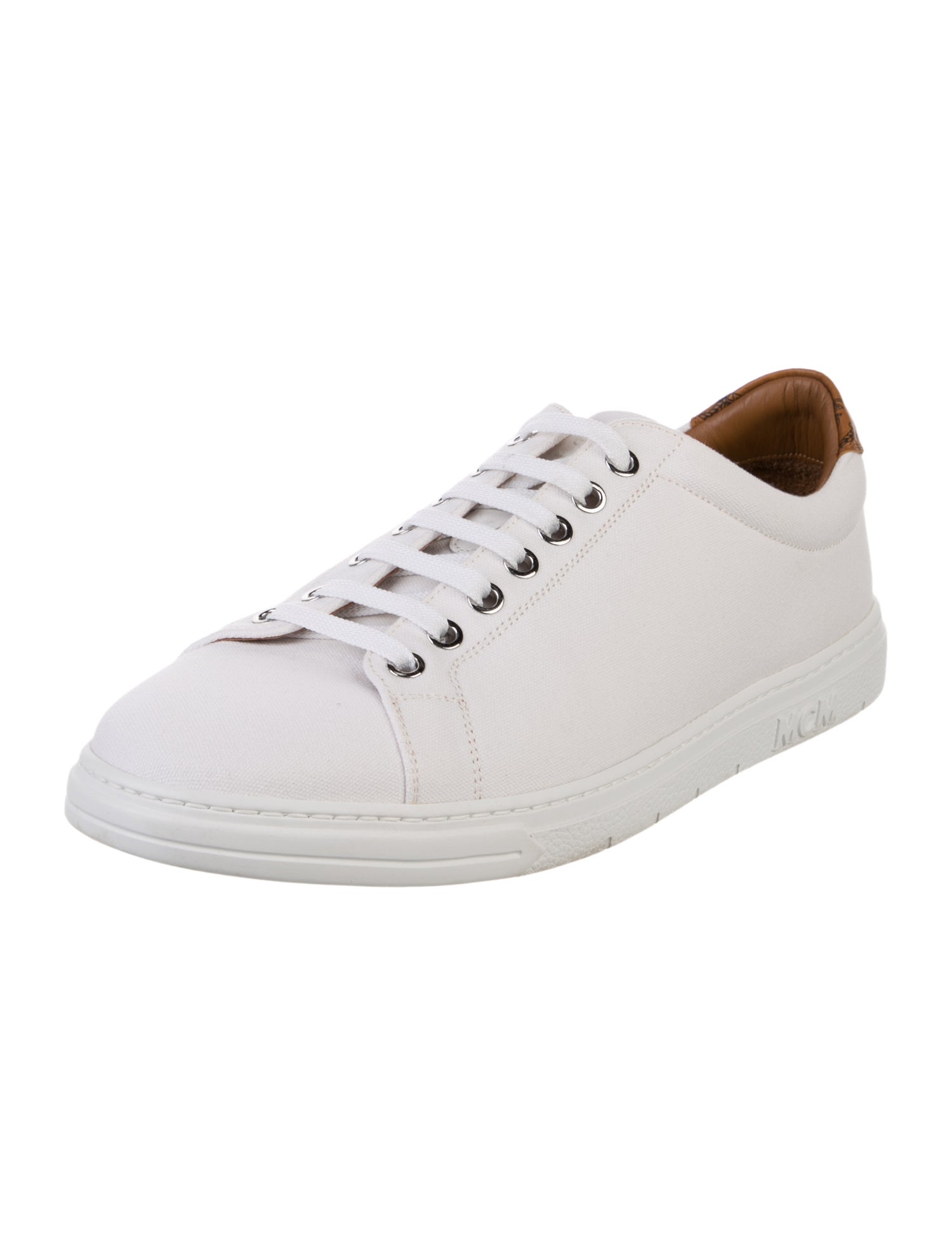 MCM Canvas Sneakers