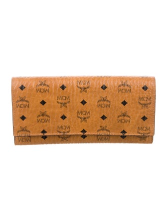 MCM Leather Printed Wallet