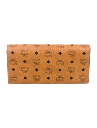 MCM Leather Printed Wallet
