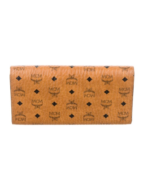 MCM Leather Printed Wallet