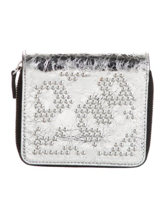 MCM Leather Printed Wallet