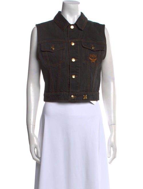 MCM Sleeveless Crop Top