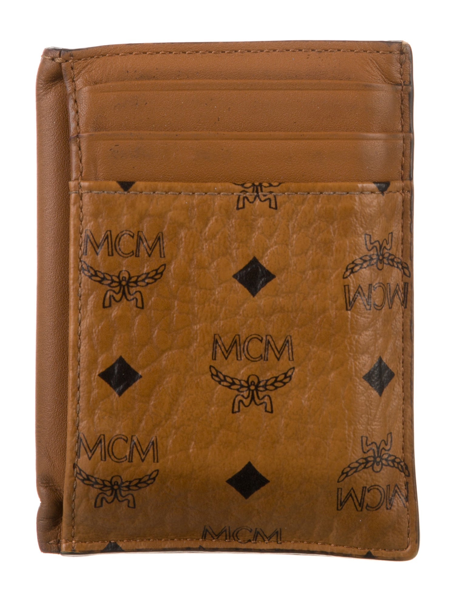 MCM Leather Printed Bifold Wallet