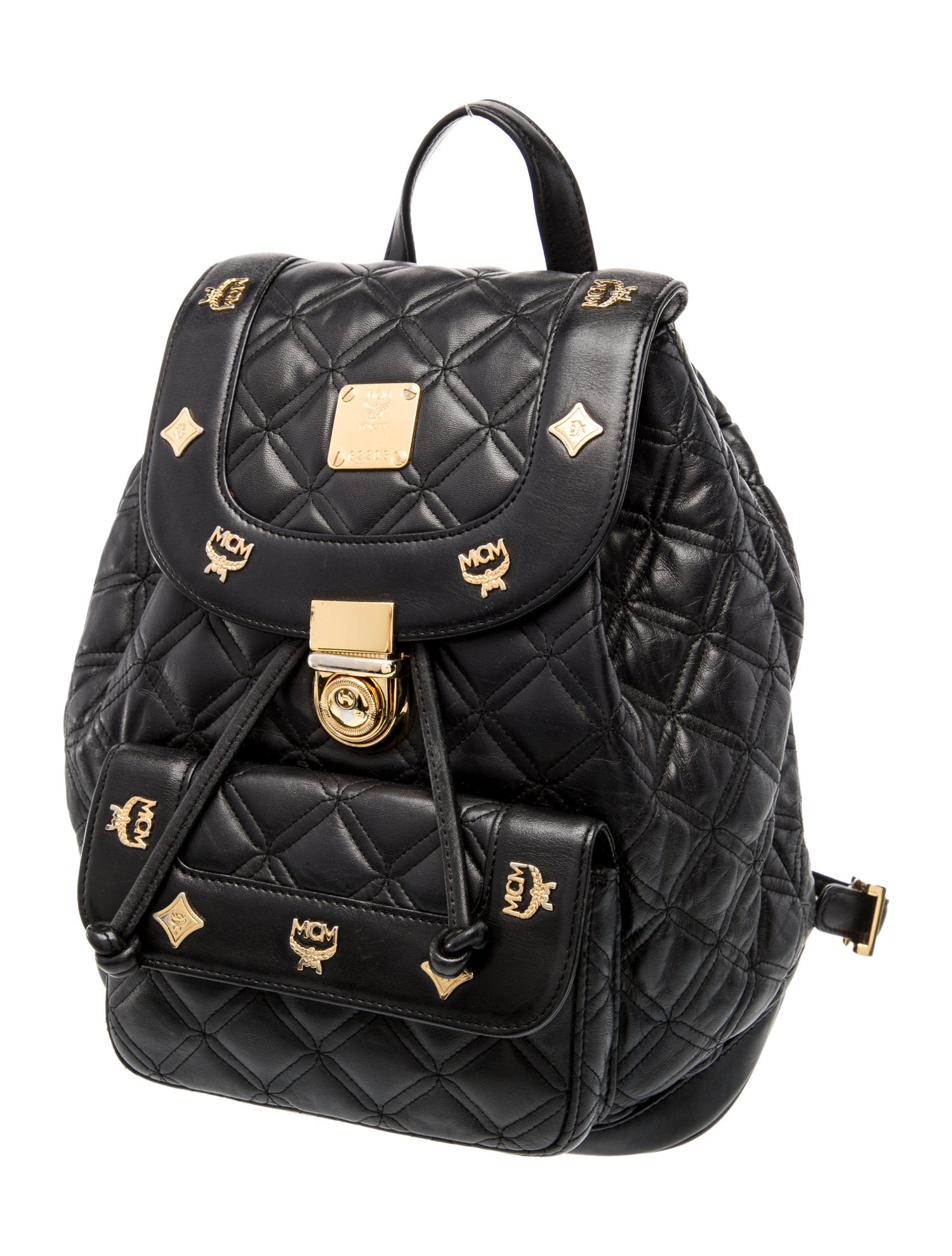 MCM Leather Backpack