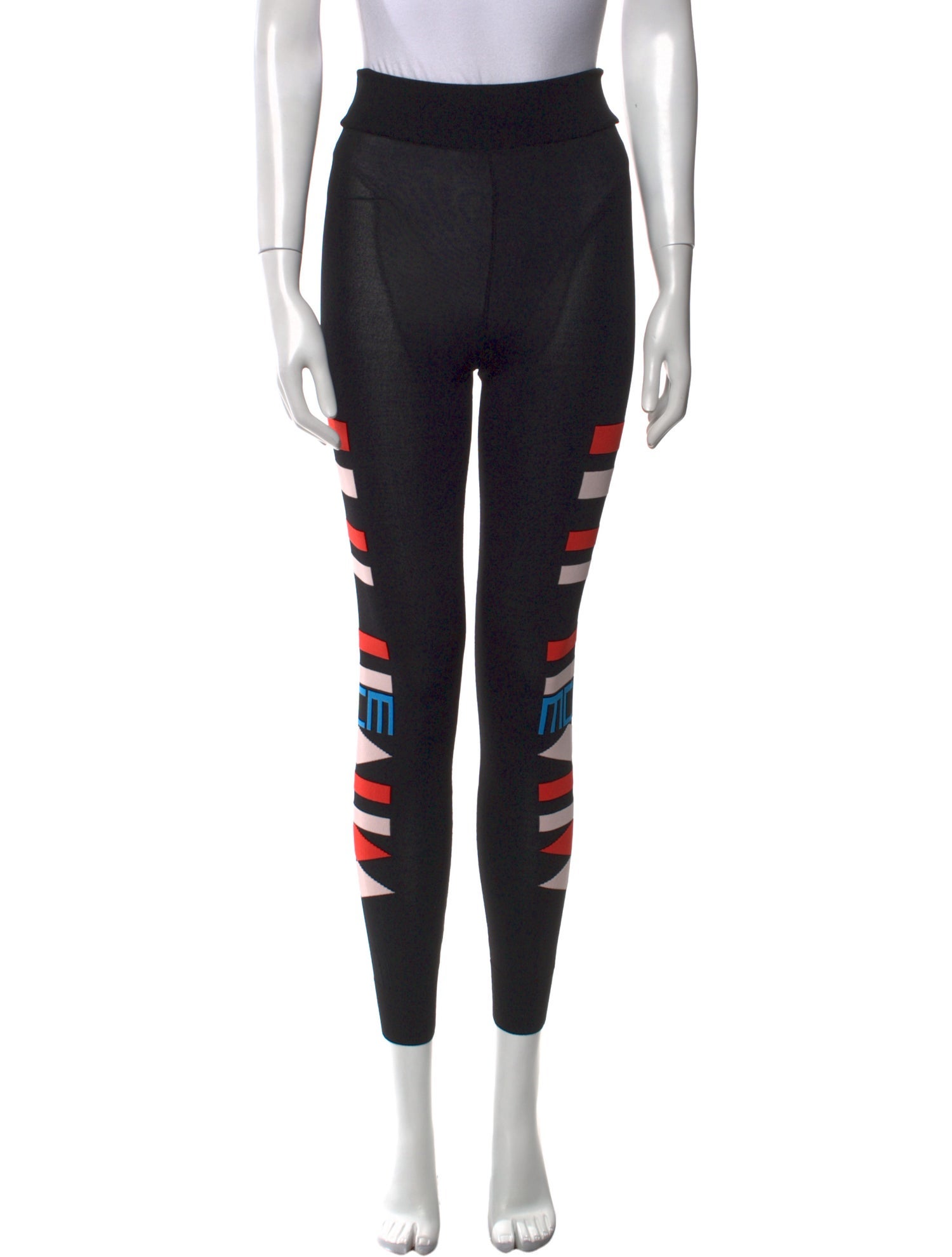 MCM Graphic Print Skinny Leg Pants