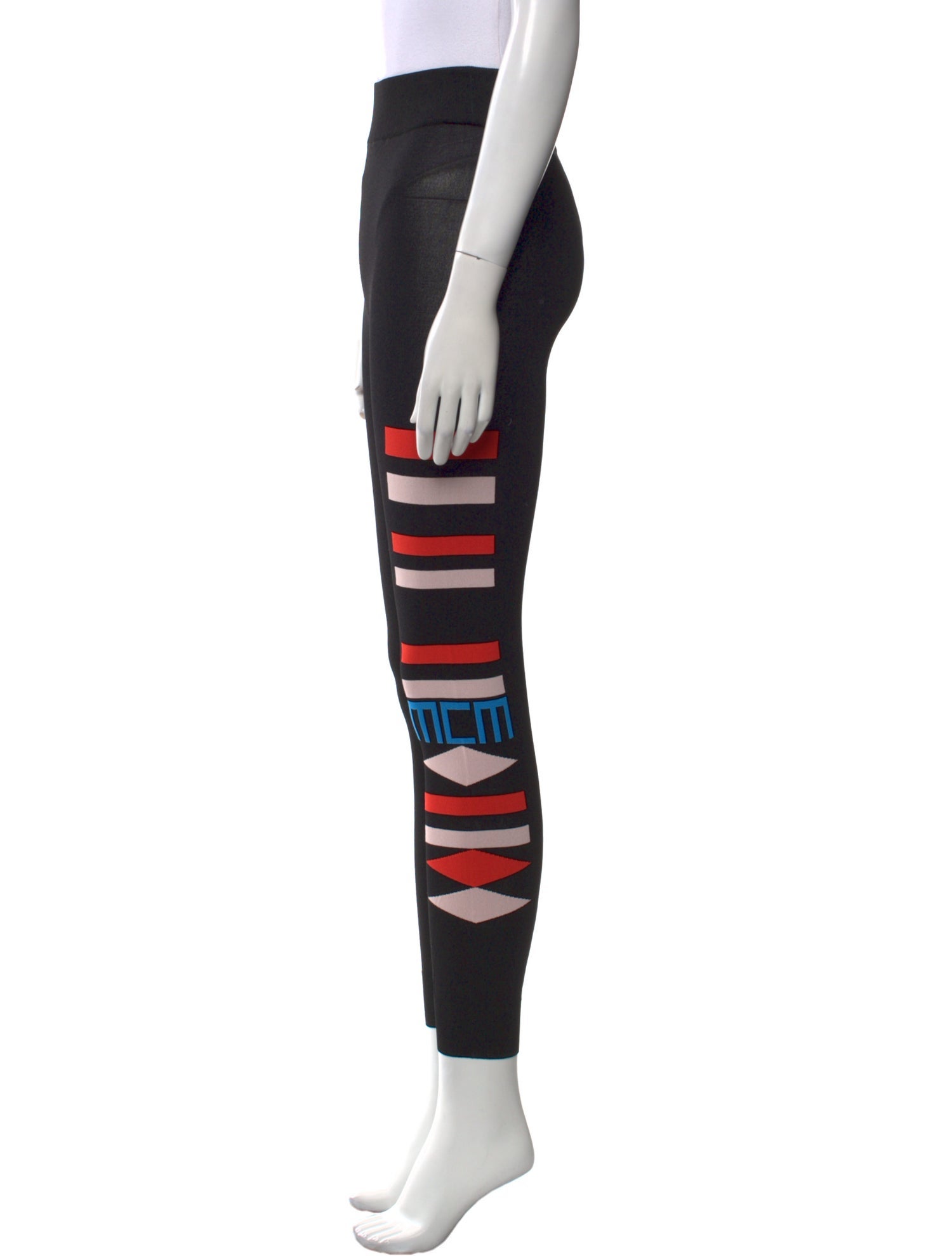 MCM Graphic Print Skinny Leg Pants