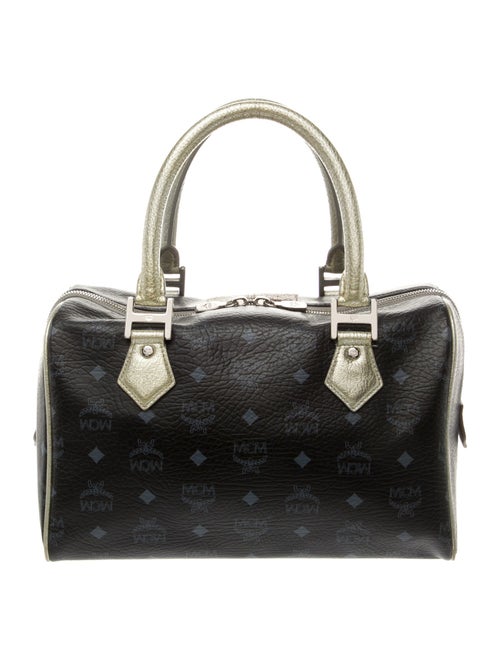 MCM Monogram Top Handle Bag