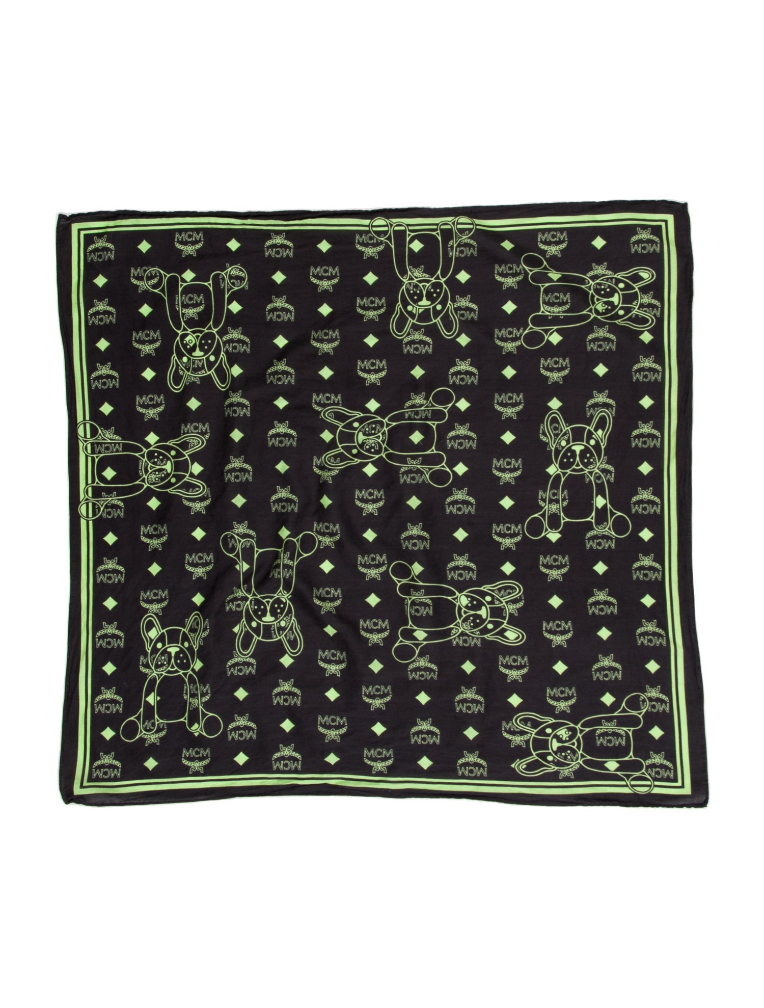 MCM Silk Printed Scarf