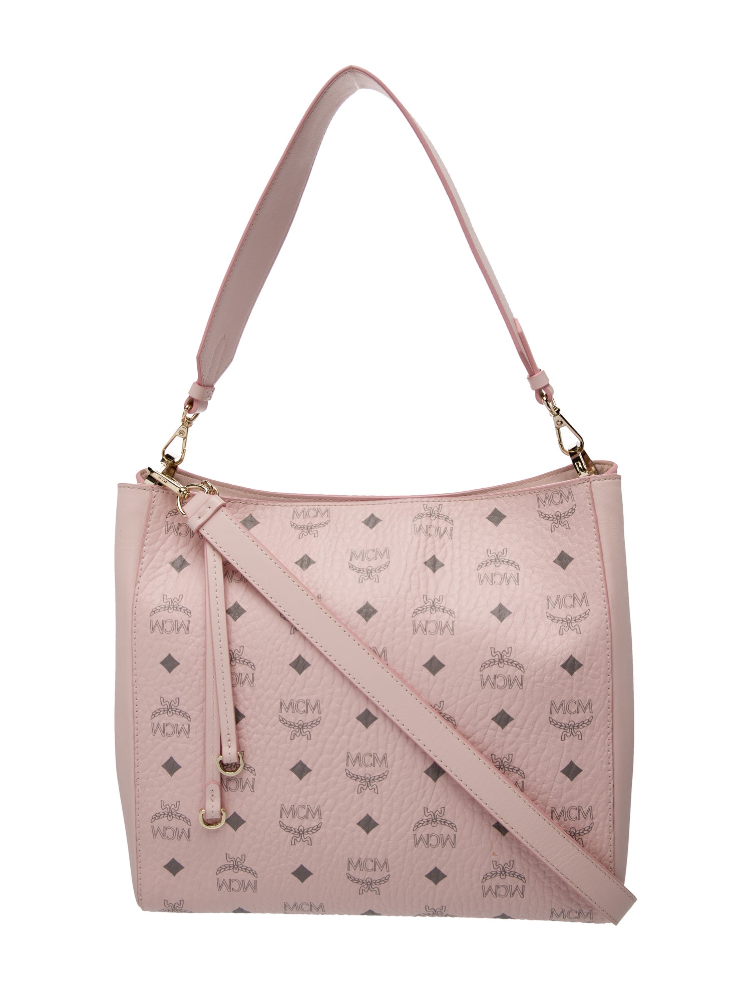 MCM Monogram Top Handle Bag