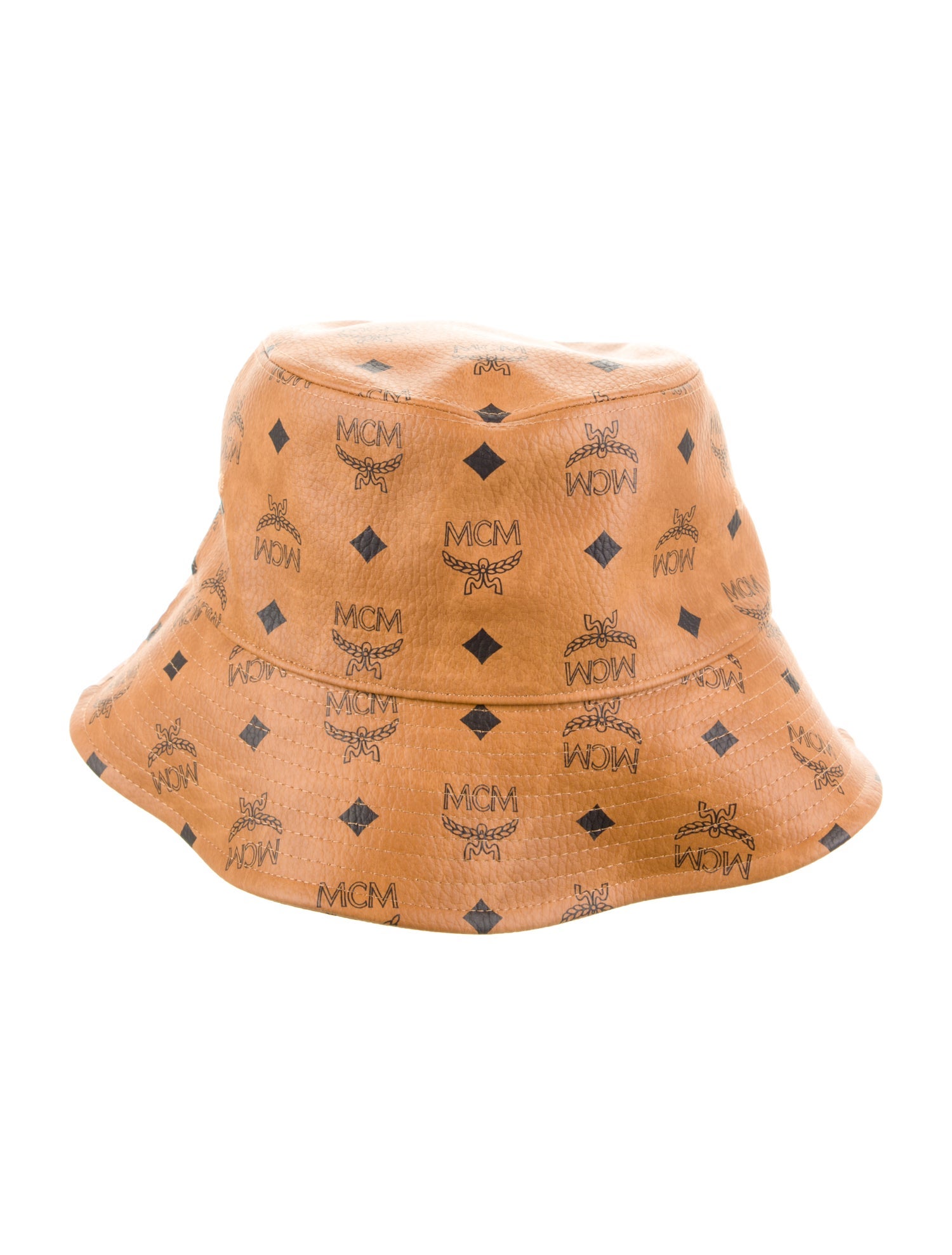 MCM Leather Bucket Hat