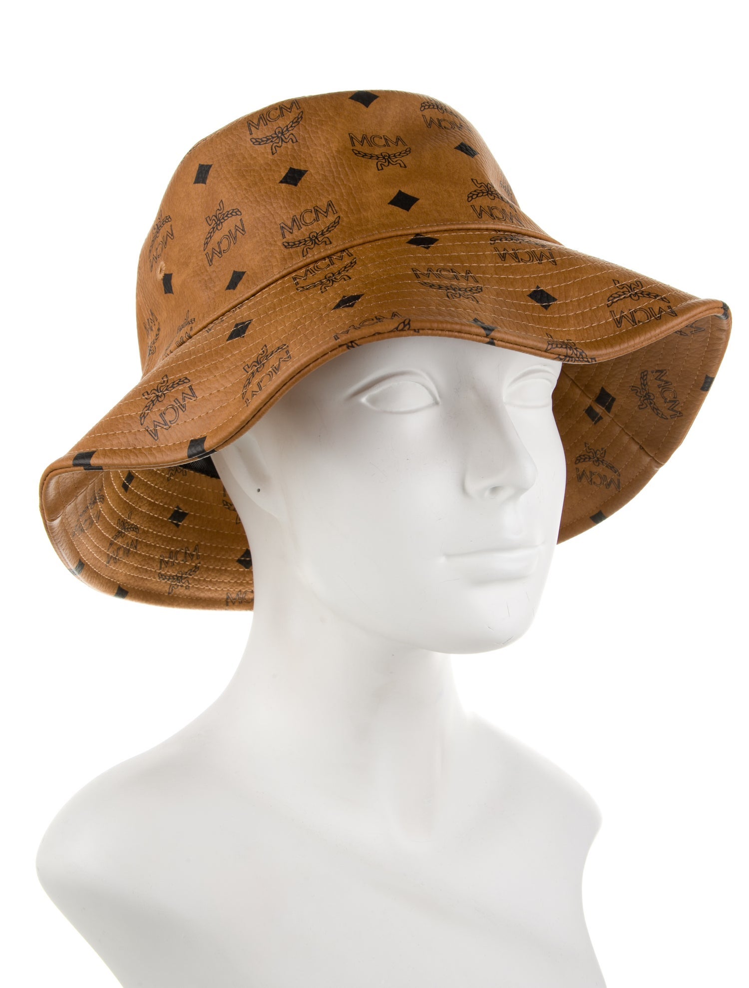 MCM Leather Bucket Hat