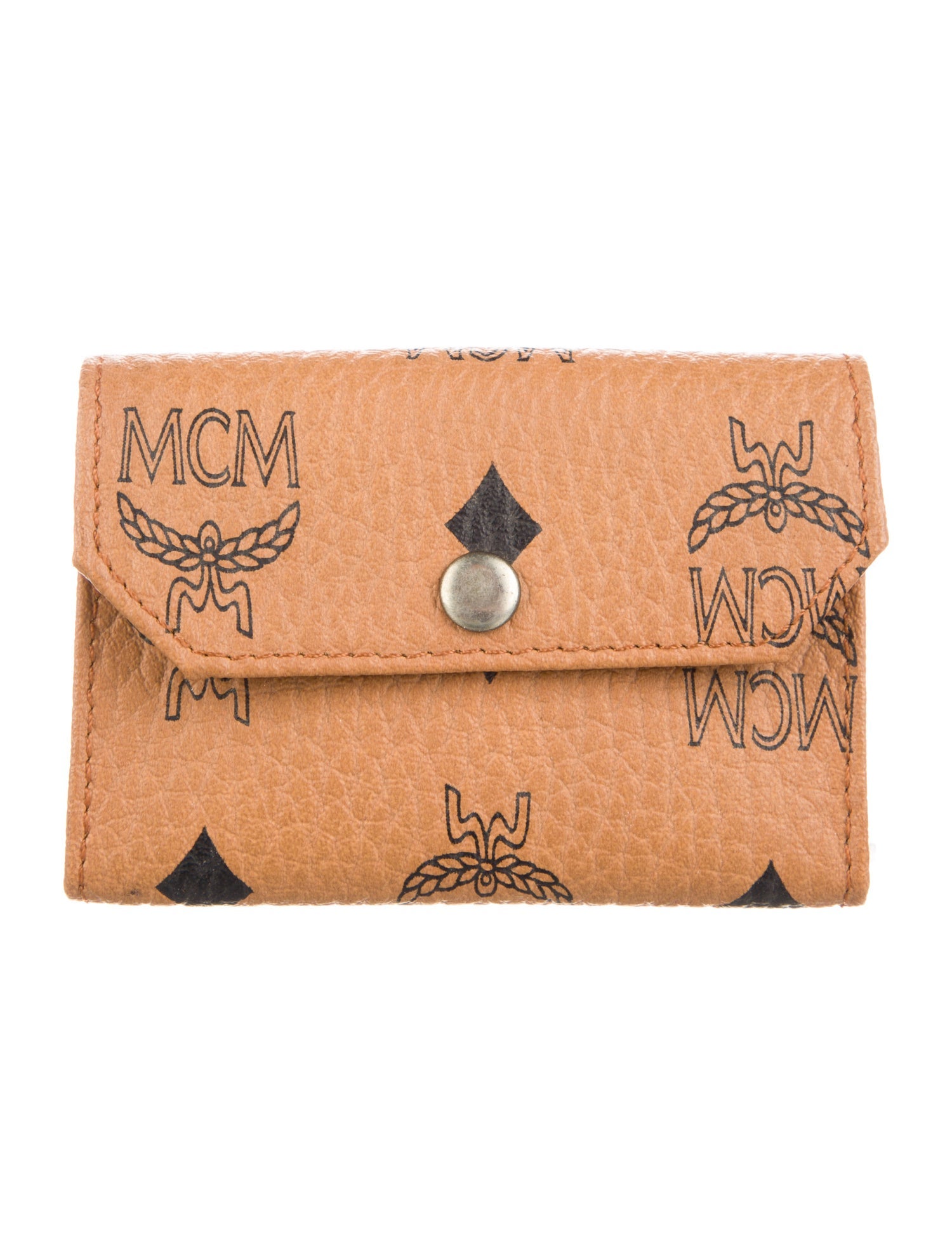 MCM Printed Compact Wallet