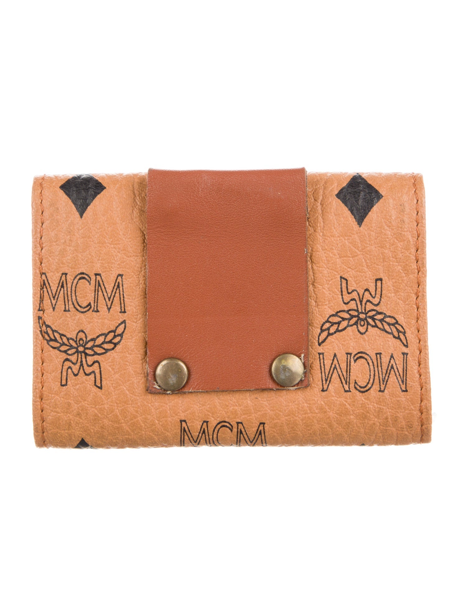 MCM Printed Compact Wallet