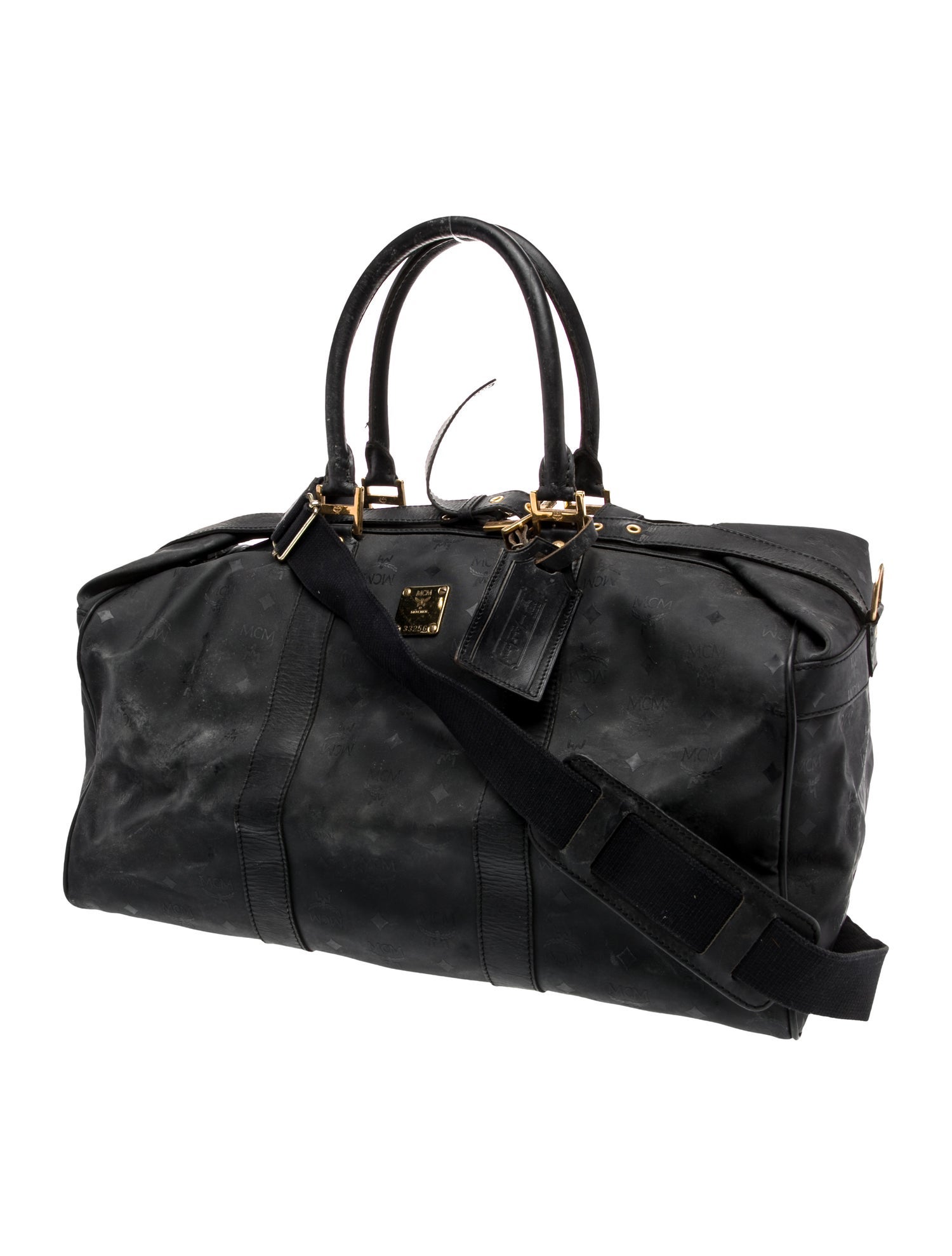 MCM Nylon Weekender Bag