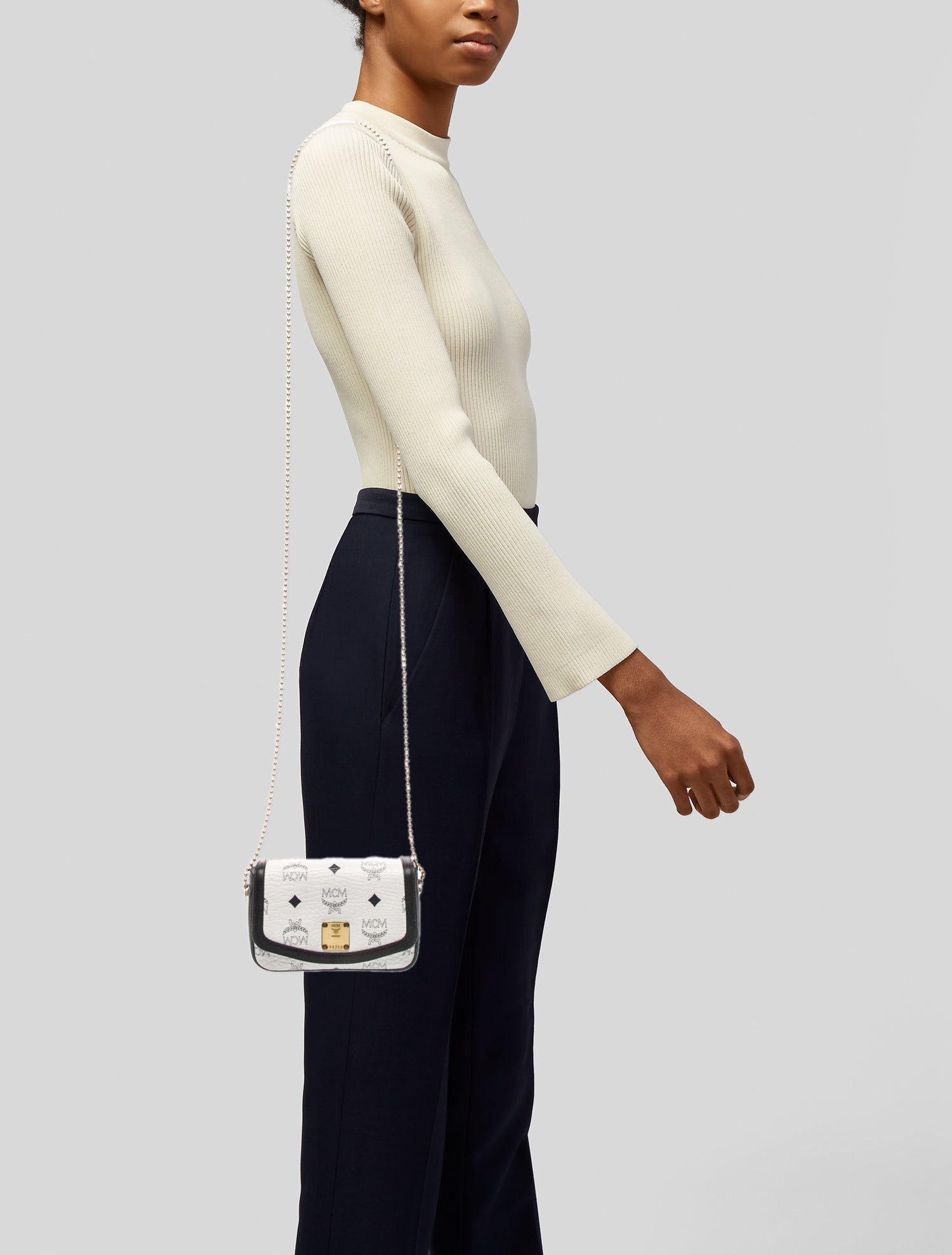 MCM Visetos Crossbody Bag Vintage