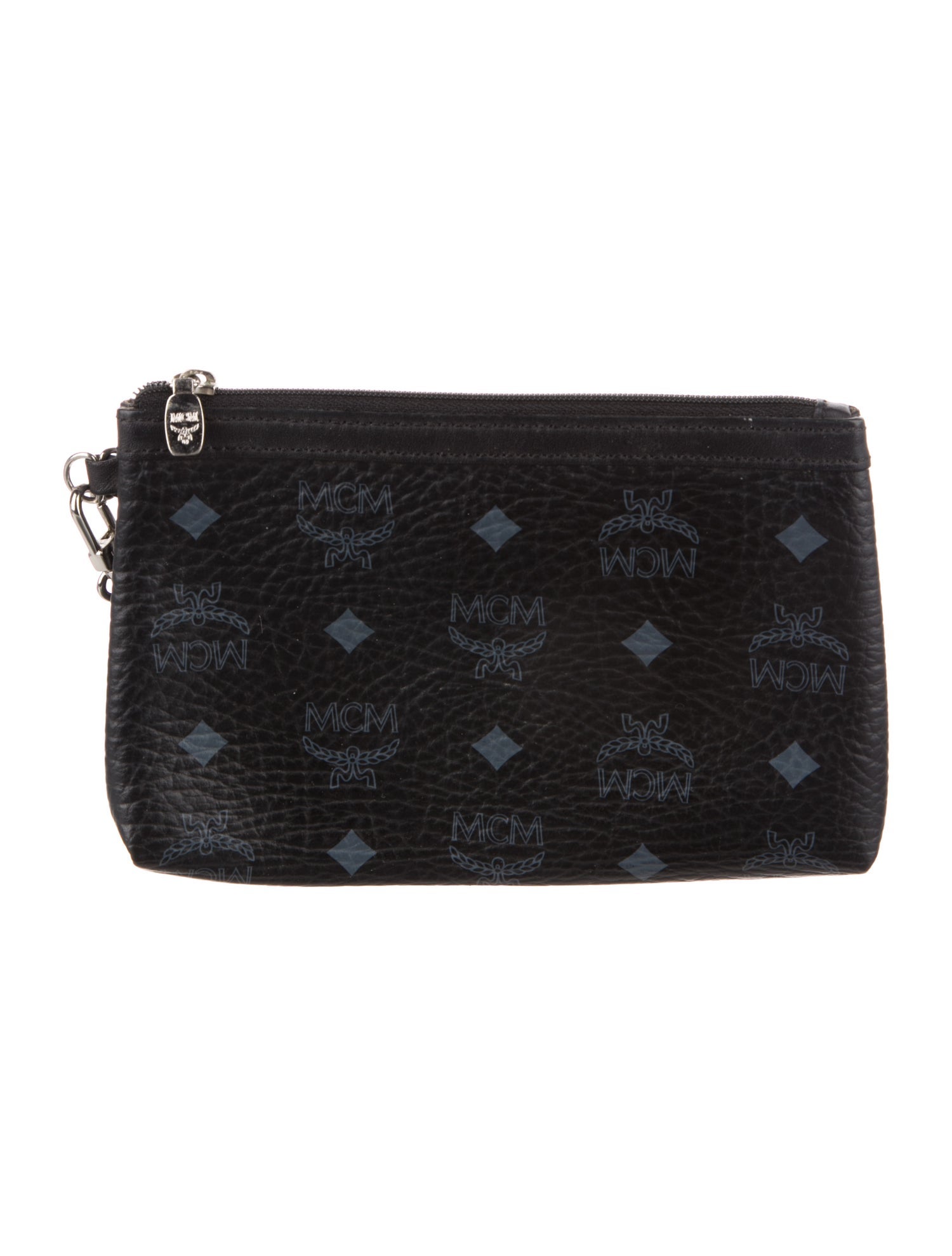 MCM Leather Printed Coin Pouch